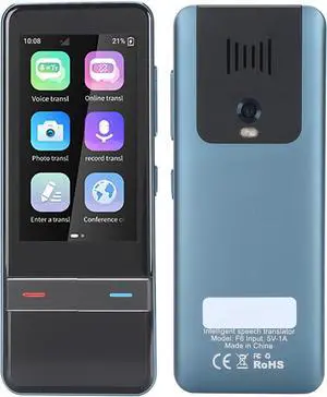 Language Translator Device, Instant Two Way Translator Device with 139 Languages, HD Noise Reduction, Real Time Translation Device for Travel, Business