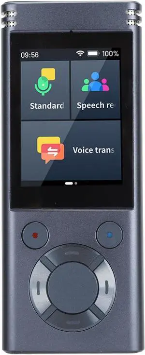 Voice Translator, 2 Way Multi Language Translation, High Recording Sound Quality, 2.4 Inch Touchsn Translation Device with Long Battery Life, for Travel, Learning, Business