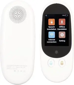 Language Translator Device, Portable Voice Instant Translation, 2.4inch LCD Touch Sn, rt 126 Different Languages Accents, Online Offline, for Travel Business Learning