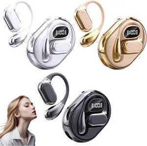AI Translation Wireless OWS Bluetooth 5.4 Headphones, Support 148 Languages Translation Real Time Translator Earbuds, Support Playing Music Phone Calls, Compatible with iOS and Android (3 Pcs)