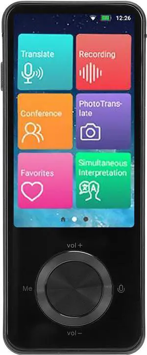 Asixxsix Language Translator with 137 Languages Support for Real Time Voice Translation, 43 Photo Translation with 8MP Camera, 3 Inch Touch Screen, 1500mAh Battery, Portable Pocket Size