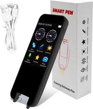 Scan Reader Pen 113 Language Translator Device for Dyslexia Elderly Kids Students, 8 Language Offline Scanning Voice Translation, rts Scan to Text, Photo Translation Scan Reader Pen 113 Language Translator Device for Dyslexia Elderly Kids Students, 8 Language Offline Scanning Voice Translation, rts Scan to Text, Photo Translation