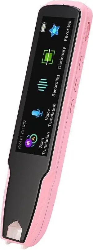 Translation Scan Pen, Reading Pen, Multi Language Translator Online and Offline Text Excerpt Translation Scanning for Students Teachers Travelers, 1050mAh