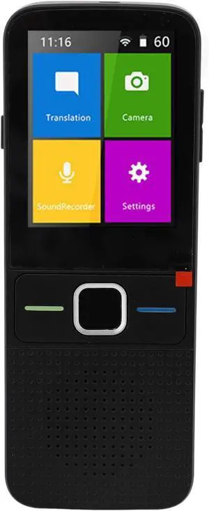 138 Language Translator Voice Translation Device, 2.4 Inch Screen, Offline, Wireless, 1GB RAM 8GB ROM, Real Time Photo Group Interpreting, Simultaneous for Business Learning
