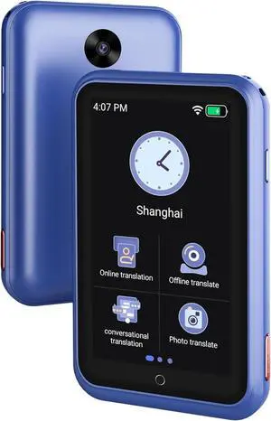 Language Translator Device, Translator 4G Full Netcom SIM Card WiFi, Intelligent Real Time 138 Language ChatGPT Smart AI Voice Photo Translation