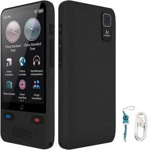Language Translator Device, Instant Voice Translator Portable Language Translator in Real-time Smart Translator rts 18 Offline Languages for Business Learning Travel