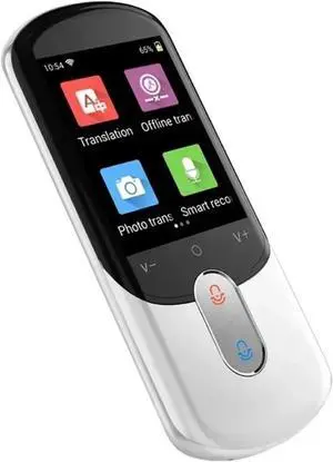 Language Translator Device, Offline Translator 12 Countries Multi-Languages Smart Instant Voice with Camera rt Photographic Scanning Portable for Business Learning Travel