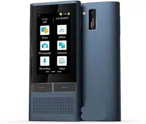Language Translator Device, AI Voice Translator 117 Languages 3.1inch IPS Sn 4G Internet 8G Memory Recording ligent Translated for Business Learning Travel