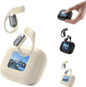 Translaze Earbuds, Translaze Ai Translator Earbuds, Language Translator Earbuds, Translation Earbuds Real Time, Multiple Languages with Offline Translation, Lightweight with Noise-Canceling (White)