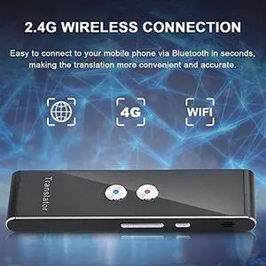 Language Translator Device, 44 Languages Two-Way Smart Voice with Real-Time AI Translation, Portable Interpreter for Travel Business Learning(Brown) Language Translator Device, 44 Languages Two-Way Smart Voice with Real-Time AI Translation, Portable Interpreter for Travel Business Learning(Brown)