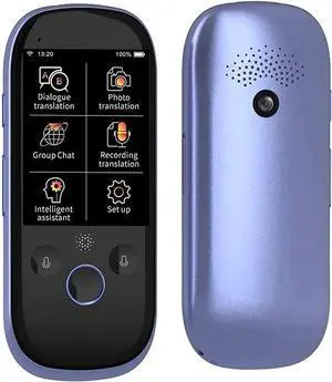 Language Translator Device,75 Languages Mini Smart Voice Translator, 5 Languages Offline Translator WiFi/Hotspot Touch Sn Pocket Translator Needed Efficency Needed Hopeful Star of Light Lucky Sta