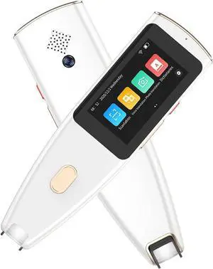 Multi-Language Instant Voice Translator Device Photo Translation Reading Pen Smart Scanning Dictionary Pen Suitable for School Office Business Needed Happy Gift