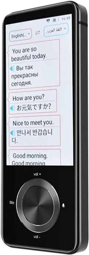 Smart Voice Translator, Offline Translator Device, 3.0Inch Touch Sn Portable Language Translator, 107 Languages Instant Two Way Translation, for Travelling,d