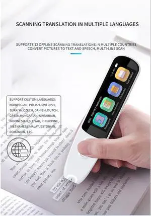 Smart 134 Kind Voice Scan Translator Pen Pen Multifunction Offline Translation Real Time Language Translator Business Travel