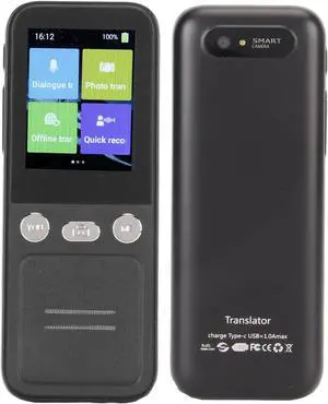 T16 Language Translator Device, Portable Real Time Voice Translation 134 Different Languages 10 Offline Languages Foreign AI Translator for Business Study Travel