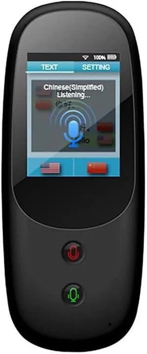 Smart Language Voice Translator Device with 3.1 Inch Touchscreen 51 Languages Support Photo Translation SIM Card WiFi Hotspot