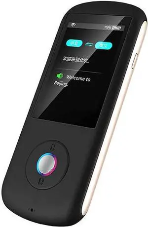 Instant Translator Device, Smart Language Translator Device, Smart Language Voice 2.4 Inch Touch Sn 28 Languages WiFi Pocket Electronic Translators Learning Traveling Shopping Needed Efficency