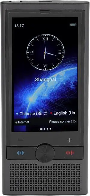 Ai Translator Device, 3.5in Touch Sn Portable Smart Real Time, High Accuracy Online 2 Way Translator Device for Travel Shopping Entertainment Socializing Making New Friends