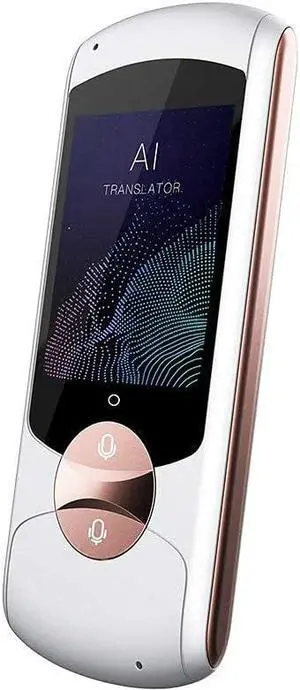 Voice Language Translator Device,1250 MAh Large Battery Capacity, 12 Languages Offline Translation,Instant Two-Way Portable Translator