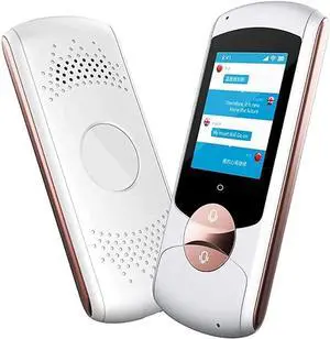 Language Translator Device,Supports 75 Languages & 74 Accents with 2.0 Inch Touch Screen Works in 200+ Countries, for Learning Travelling Business (White)