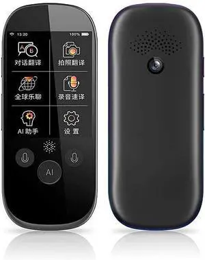 Language Translator Device,Photo Translation in 43 Countries, Offline Translation in 5 Countries,Portable Two-Way Voice Interpreter - 77Language Smart Translations in Real Time (Blue)
