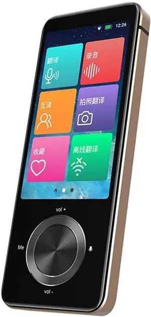 Language Translator Device,60 Minutes Continuous Recording and Quick Translation, 43 Languages Photo Translation,Portable Voice Translator (Space Gray)