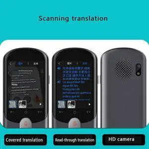 Language Translator Device,Support Online Translation in 88 Countries and Online Translation in 47 Countries,Two Way Instant Voice Translator Support (White)
