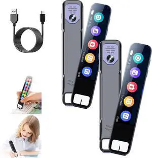 Pen Gpt - PenGpt, PenGPT AI Smart Pen, 0.5s Fast Identification, Offline Translation (150+ Languages), Instant AI Answers 99% Accuracy, with HD Touchscreen (2Pcs)