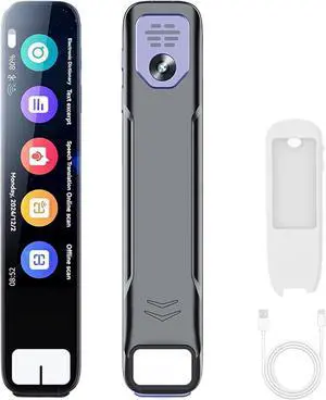 Scansense AI Scanning Smart Pen, Scansense Smart Pen - Instant Ai Answers, Offline Translation (150+ Languages), Transform Your Learning, Instant Answers (Black)