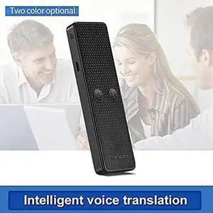 New K6 Portable Translator Smart Voice Translator in Real Time Support Translation of Multi-Language Recording Translation (Color : Black) Hello Yearn for Vision (Black)