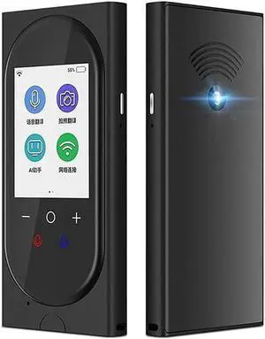 T10 Smart Offline Translator Multi-Language Simultaneous Translation and Photo Translator (Color : White) Hello Yearn for Vision (Black)