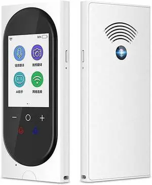 T10 Smart Offline Translator Multi-Language Simultaneous Translation and Photo Translator (Color : White) Hello (White) Elegant Vision