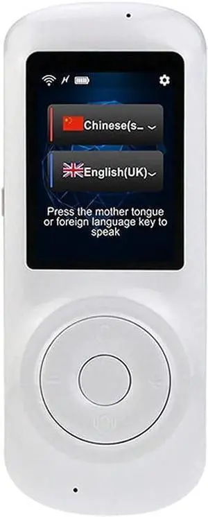 2.4 Inch Touch Screen Voice Translator Real Time 82 Multi-Language Portable WiFi Instant Voice Speech Business Translator (Color : 01) (2) Vision (3)