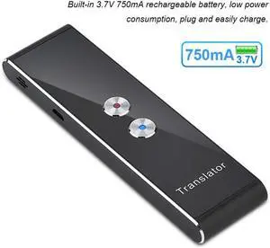 T8 Voice Translator 40 Languages Multi Languages Instant Translate Mini Wireless 2 Way Real Time Translator Bluetooth