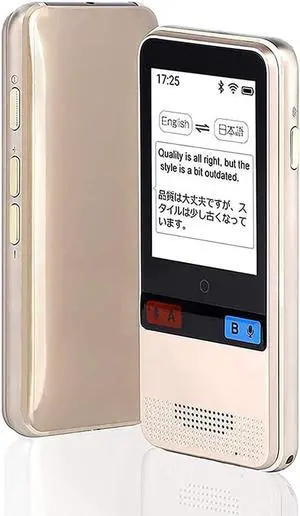 Language Translator Device,Translator Device Support 89 Languages,Portable Instant Voice&Text &Recording WiFi/Hotspot/Offline Two Way Translator WZSS Lucky Star