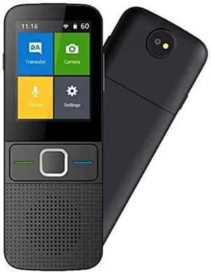 Portable Language Translator Device, 137 Languages Mini Smart WiFi Voice Translator with 2.4 Inch Touch Sn, Voice/Text/Recording Needed Hopeful charitable Chaser of Light