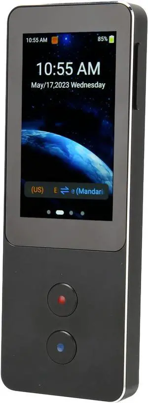 Language Translator Device, Portable Real Time Voice Translation 134 Languages, Two Way Translator Device 1GB 8GB 3.0in Touch Screen Offline Translator for Learning Travel Vision