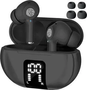 AI Translation Earbuds Real Time English-Spanish Translator Headphones 144 Languages Two-Way Translating Wireless Earphones Bluetooth Translator for Travel Business Meeting Learning (in-Ear/Black)