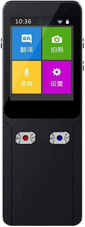 Portable Translator Device,Language Translation Device with Camera,Two Way Translator with 2.4 Inch Touch Screen Support 138 Languages for Traveling Business Learning Needed Efficency Needed Hopeful