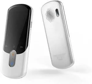 New Smart Instant Voice Photo Scanning Translator 2.8 Inch Touch Screen WiFi Support Offline Portable Multi-Language Translation (Color : Black) Hello Yearn for Vision (White)