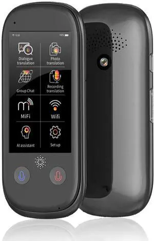 Language Translator 3.5 Inch Screen Scanning Dictionary Pen Support Offline WiFi 116 Language Voice Translation Pen for School Office Business Translate Equipment Independence