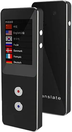 Language Translator, Portable Two-Way Voice Interpreter, Smart Instant Language Translator Device, Support 138 Languages, for Travelling Learning Business Hello Yearn for Vision