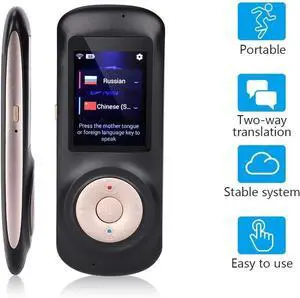 Portable Intelligent Real-time Multi Language Voice Translator Speech/Text Translation Device WiFi+ Hotpot Smart Pocket Interpreter Support 52 Languages needed Efficency needed hopeful Selfless
