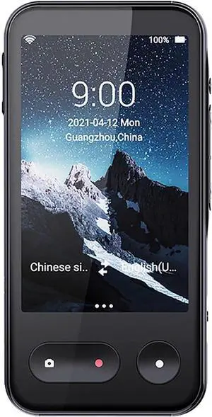 Language Translator Portable Instant Translator Device - Portable Languages Two Way Instant Voice Translator, Portable Two Way Voice Interpreter, Portable Foreign Language Translators Device Effi