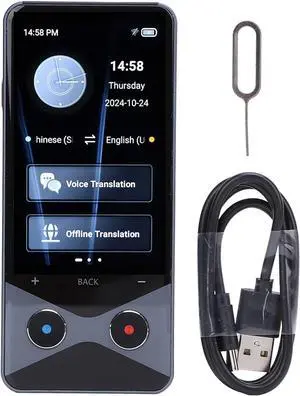 Language Translator Device, 137 Languages Real Time Translation with ChatGPT & 5MP Camera Multifunctional Travel Companion for Business Travelers Global Roaming Offline Mode