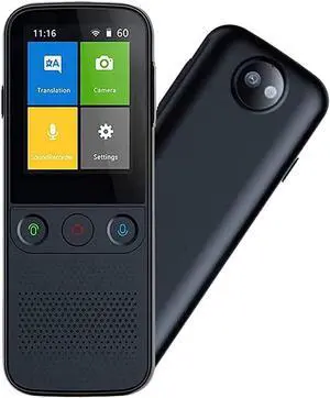 Language Device Two Way Real Time Voice/Photo/Recording Translation WiFi/Hotspot/Offline with Camera Support 137 Languages for Travel Business Independence,