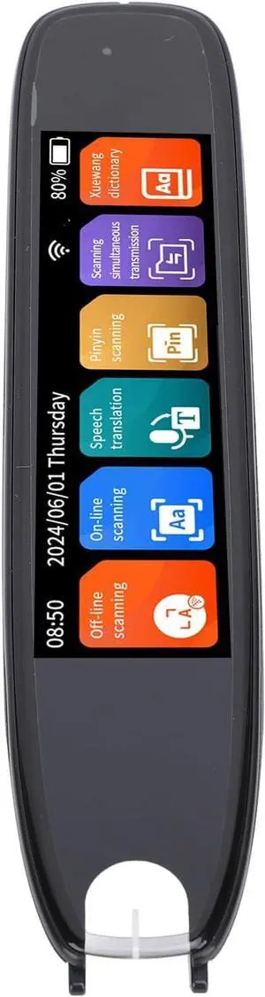 Scan Reader Pen, 2 Way Wi - Fi Text to Sp Device, 3.69 Inch Touch Screen, 142 Languages Translator Device Support Photo Translation