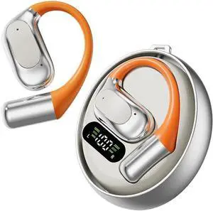 AI Translation Earbuds Real Time, Open Ear Wireless Bluetooth Earbuds, 144 Language Translator Earphones, for Travel Business Learning Translation (Silver)