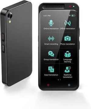 Scan Reader Pen, 4.1-inch Z6 Translator Machine 138 Languages ligent Translate Real-time Voice Recording Text Translation Device Widescreen for Dyslexia, Elderly, Kids, Students