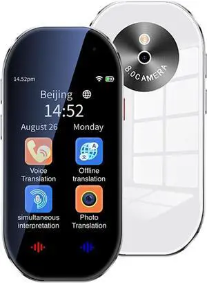 Scan Reader Pen, Portable D6 Cantonese Smart Translator Photo/Offline/Online Realtime Translation 144 Language Bidirectional Translation Device for Dyslexia, Elderly, Kids, Students